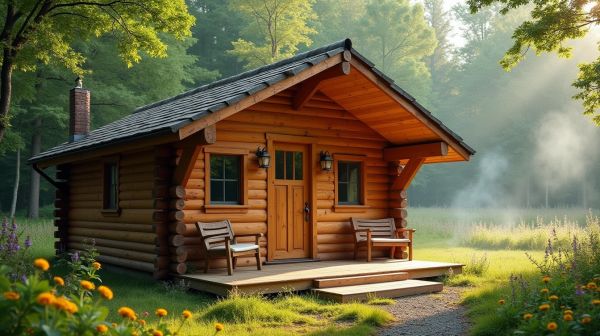 Choisissez un chalet en bois habitable livré monté pour votre confort